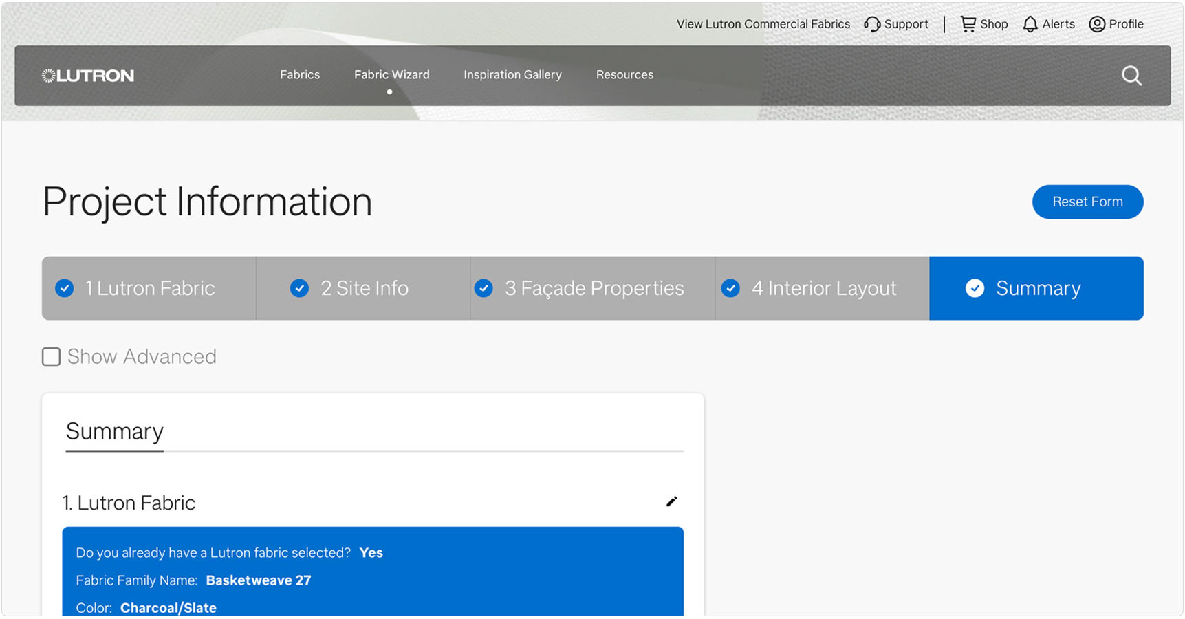 Launch Fabric Wizard